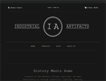Tablet Screenshot of industrialartifacts.net